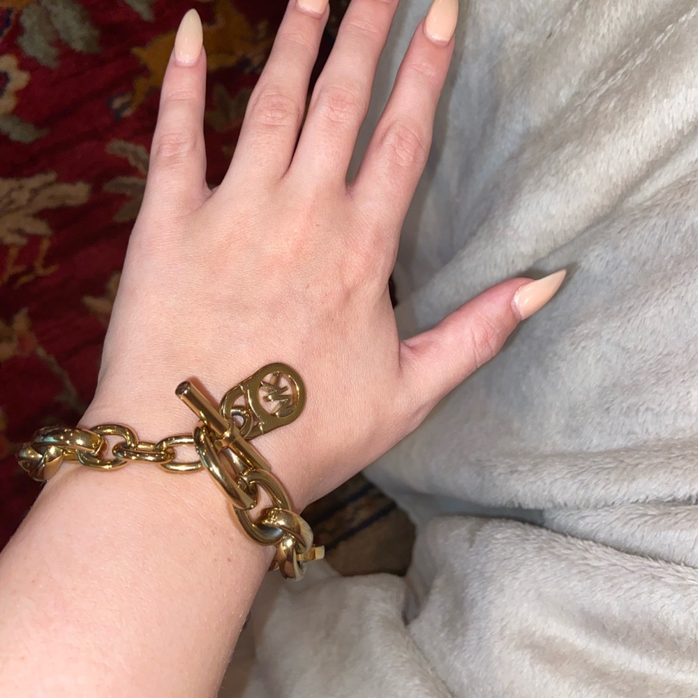 Michael Kors Gold Chain Bracelet
